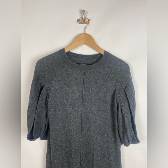 ALLSAINTS Lirienne Angora Cashmere Cotton Blend  Soft Knit‎ Sweater Dress Size 2 - Picture 2 of 9